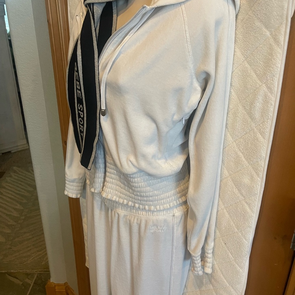 Cozy Bebe Sport Lounge Set, Black/Silver Scarf S/M